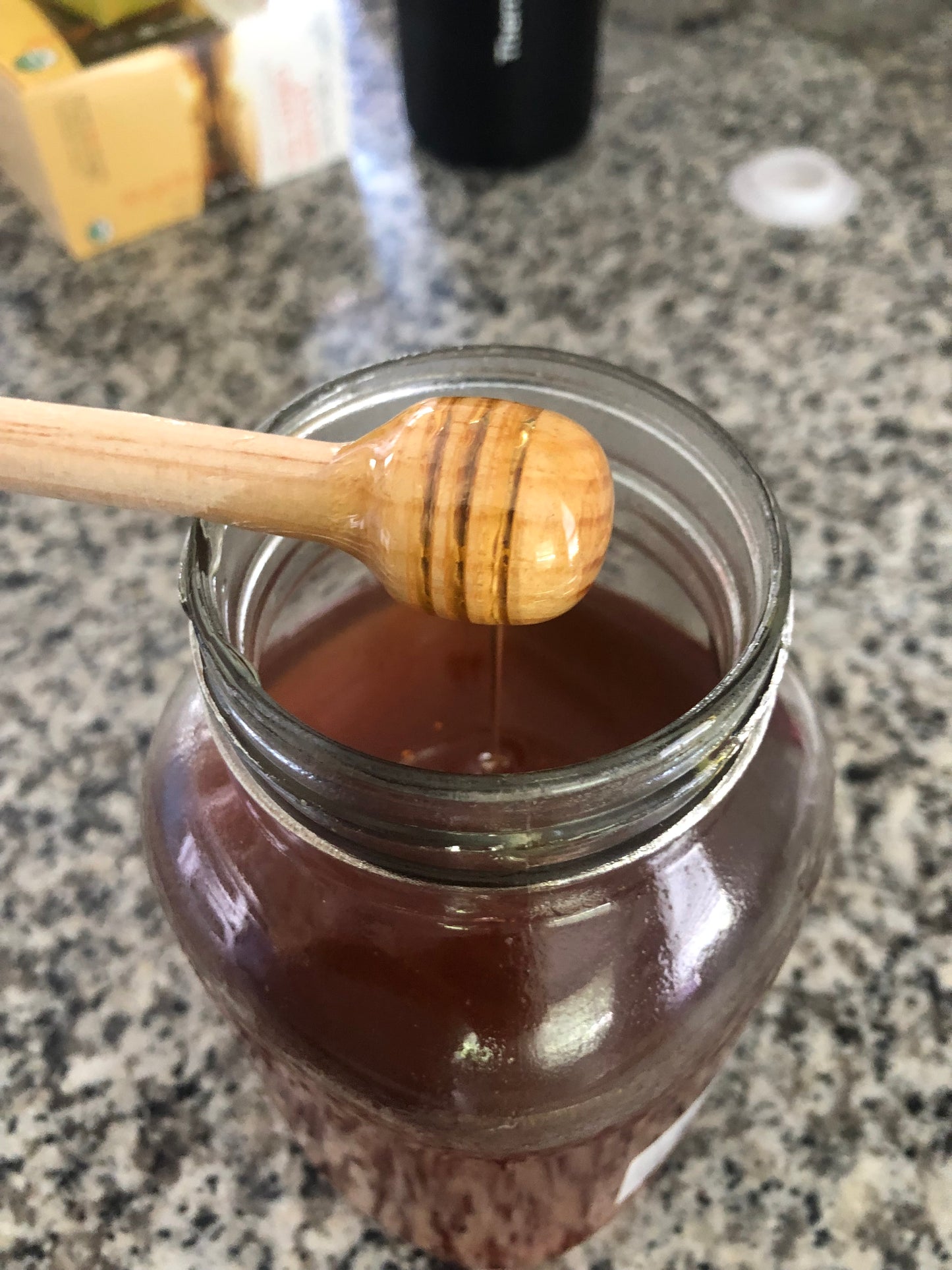 Wooden Honey Dipper