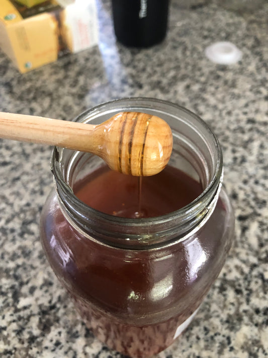 Wooden Honey Dipper